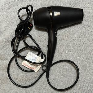 GHD blow dryer, black